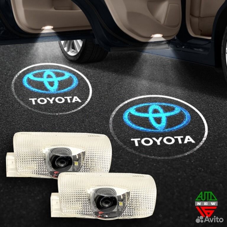 Штатная подсветка дверей Тойота Тундра - Toyota Tu