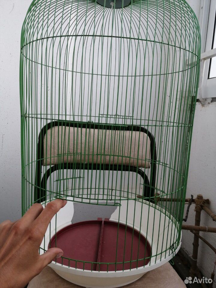 Клетка для попугаев большая купить на Зозу.ру - фотография № 3