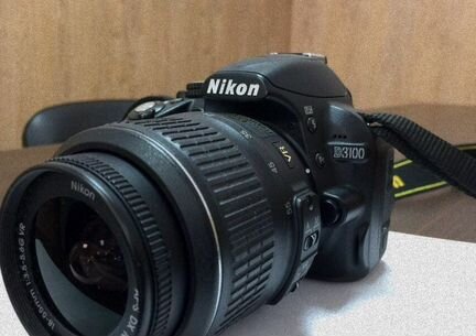 Nikon d3100 с объективом af-s dx nikkor 18-55 mm