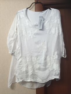 Нежная и белоснежная блуза, Турция, р.48-50-52