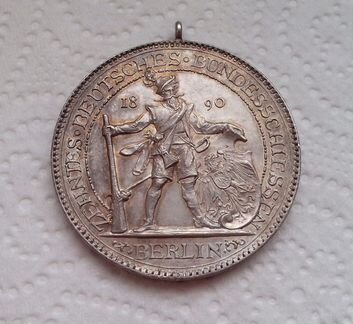 Медаль стрелковый фестиваль berlin 1890 Германия