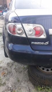 Mazda 6 2.0 AT, 2004, седан, битый