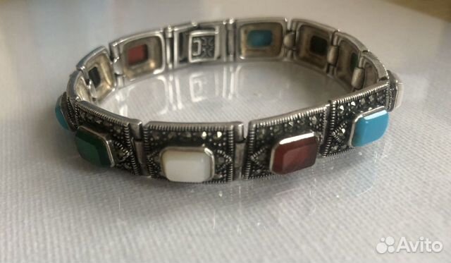 Браслет серебряный женский