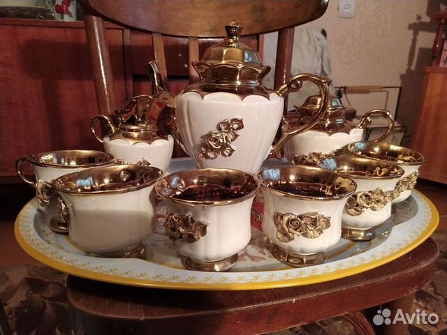 Чайный сервис с подносом