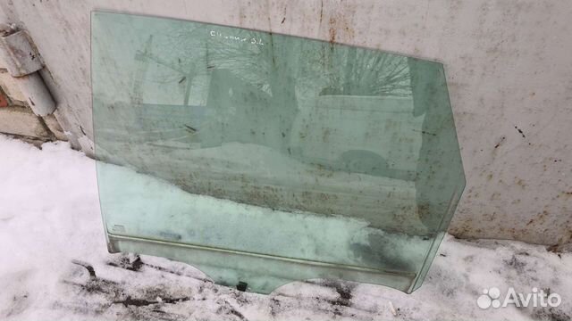 Стекло задней левой двери Сценик 2