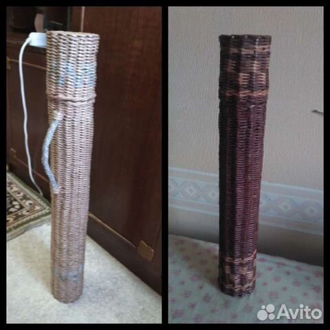 Плетёный тубус для шампуров