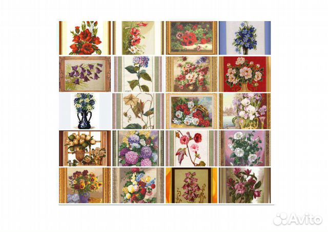 Огромный выбор красивых схем для вышивания крестом