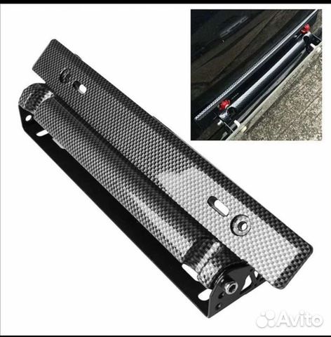 Автомобильный держатель для номерного знака, карбо