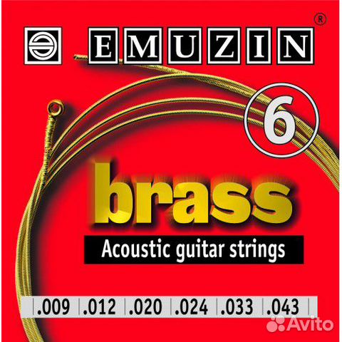 Струны для акустической гитары emuzin 6А102