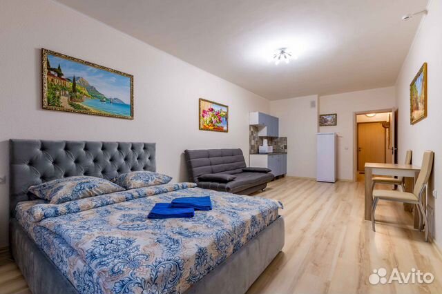 

Квартира-студия, 35 м², 2 кровати