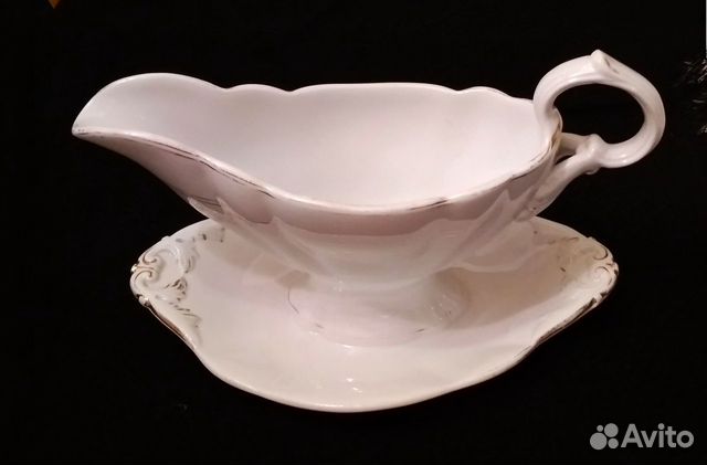 Соусник с поддоном антикварный кузнецовский