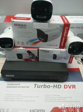 Видеонаблюдение Hiwatch PRO для охраны периметра