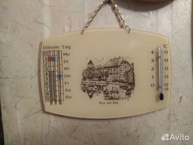 Germany градусник Часы зажигалка