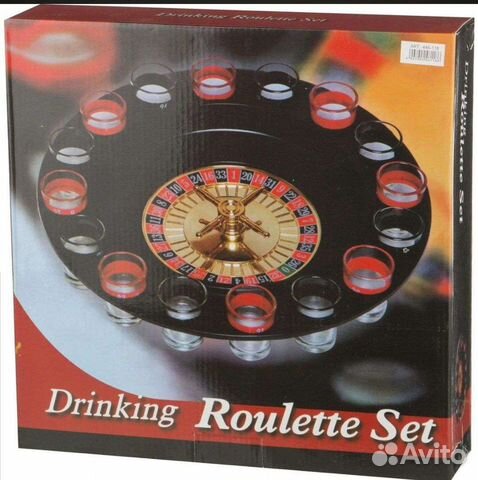 Рулетка, пьяная рулетка с рюмками, новая