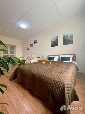 

1-к. квартира, 52 м², 3 кровати