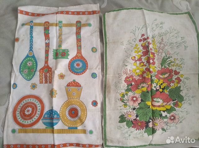 Старинная советская вышивка Полотенчики
