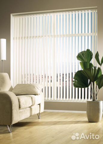 Жалюзи тканевые вертикальные с карнизом