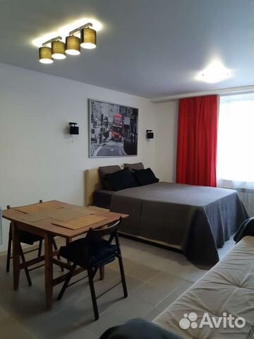 

Квартира-студия, 30 м², 2 кровати