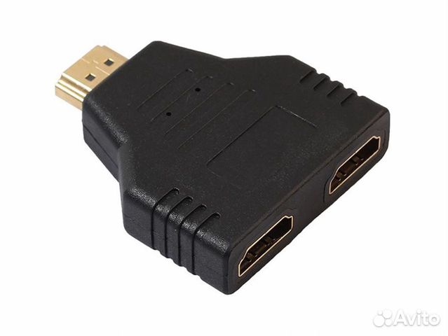 Переходник-разветвитель hdmi (M) - 2xhdmi (F)