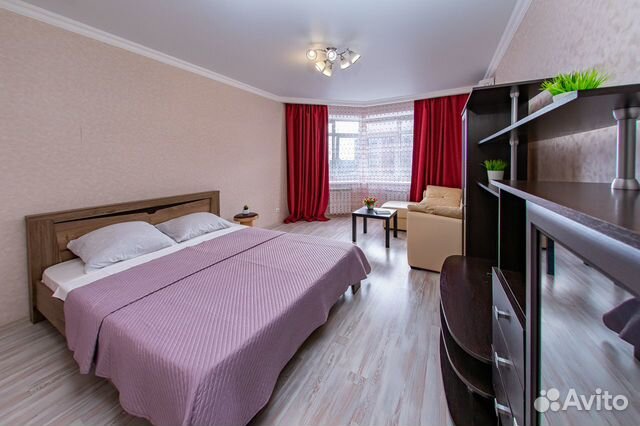 

1-к. квартира, 40 м², 3 кровати