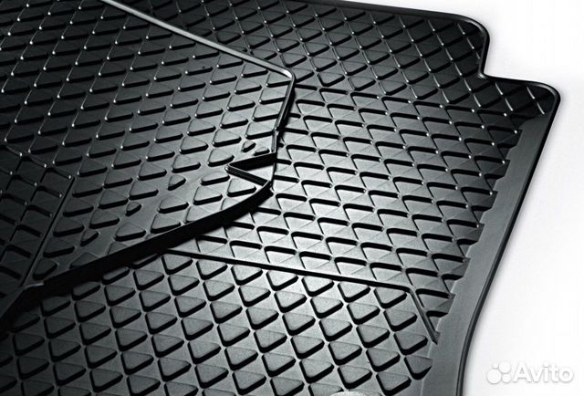 Коврики салона VW Caddy резиновые передн Оригинал
