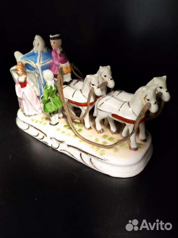 Фарфоровая статуэтка Карета Германия