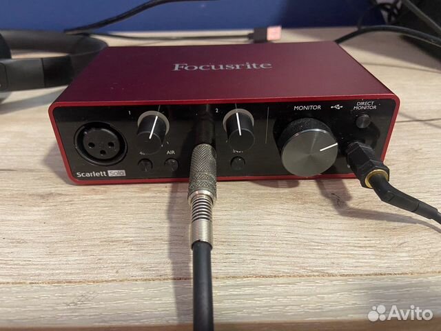 Звуковая карта focusrite scarlett solo 3rd gen