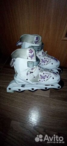 Роликовые коньки детские раздвижные
