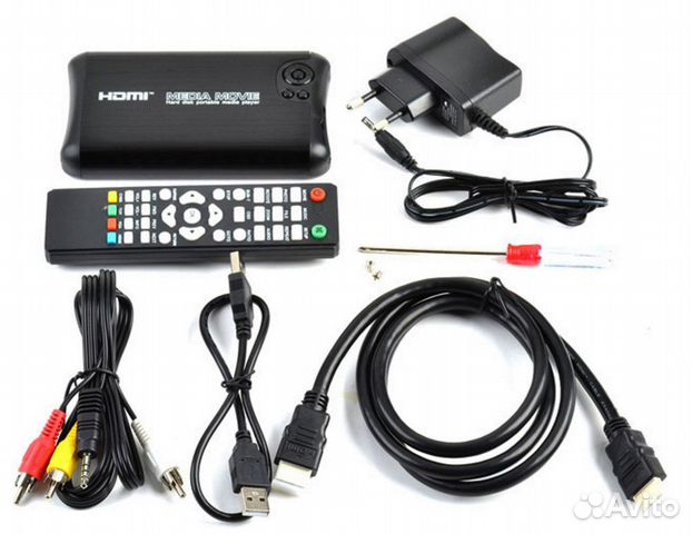 Миниатюрный мультимедиа плеер + внешний HDD