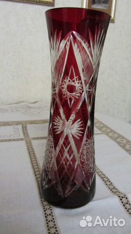 Ваза марганцевое стекло