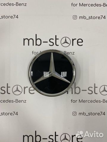 Эмблема в решетку “под стекло” Mercedes