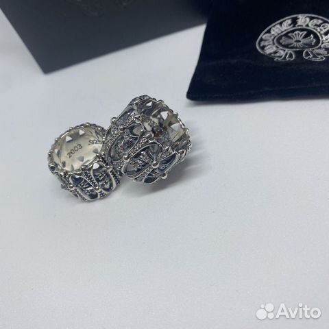 Кольцо chrome hearts