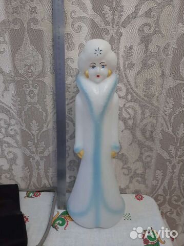Снегурочка пластмассовая 38см,СССР