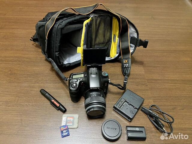Фотоаппарат зеркальный Sony Alpha SLT-A77
