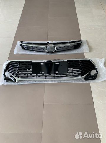 Решётки бампера Toyota camry 55