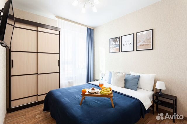 

1-к. квартира, 33 м², 2 кровати