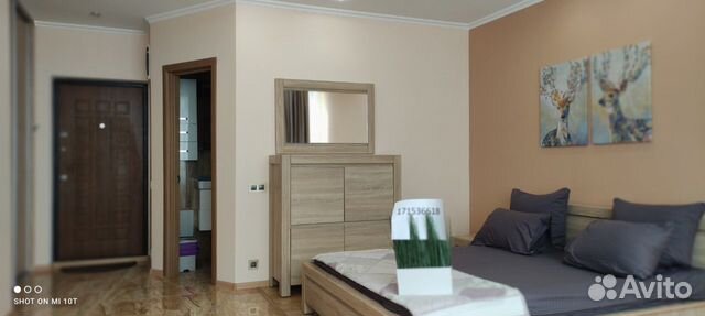 

Квартира-студия, 32 м², 2 кровати