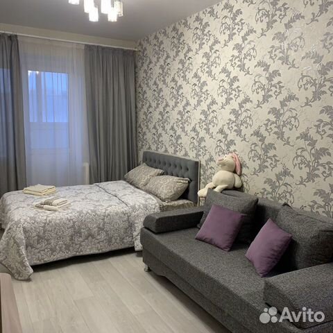 

1-к. квартира, 40 м², 2 кровати