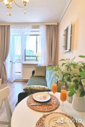 

Квартира-студия, 27 м², 1 кровать