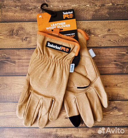 Timberland новые мужские кожаные перчатки оригинал
