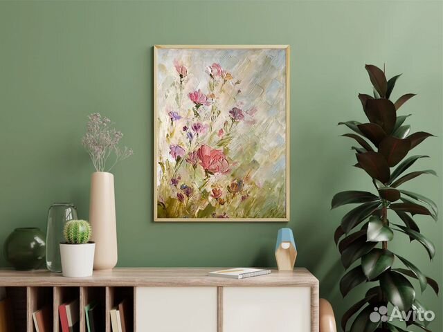 Картина авторская «Цветы»