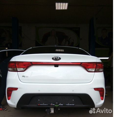 Фаркоп для Kia Rio 4 седан 2017/Hyundai Solaris 2