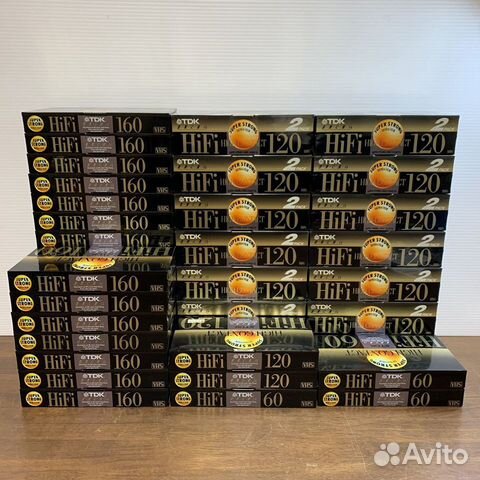 Видеокассеты vhs япония новые хай-фай