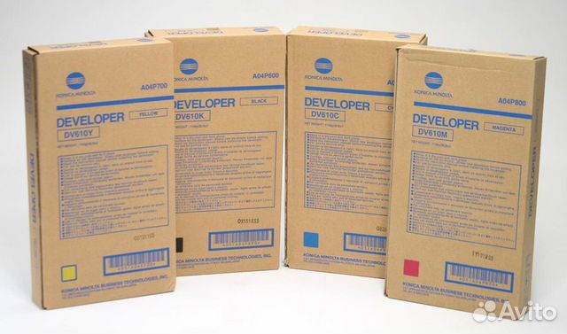 DV-610K DV-610Y DV-610M DV-610C DV-610 для Konica