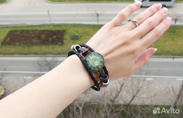 Браслет кожаный мужской/унисекс