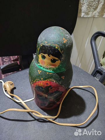 Матрешка СССР кофемолка