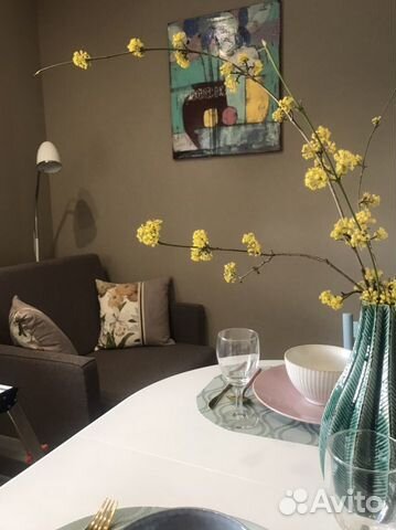 

1-к. квартира, 40 м², 2 кровати