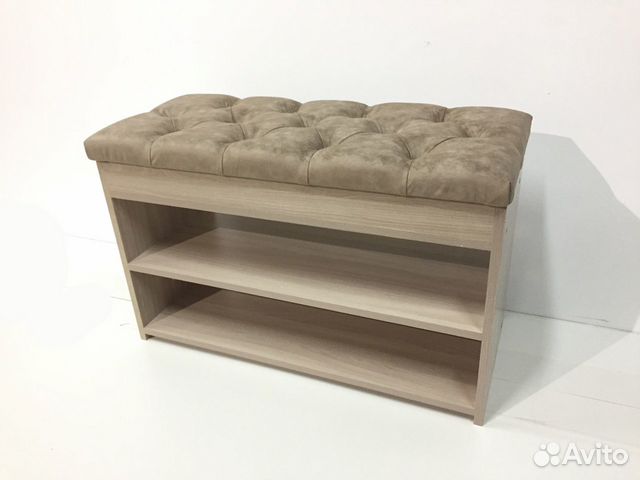 Банкетка пуф обувница