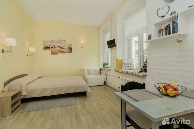 

Квартира-студия, 29 м², 2 кровати