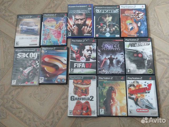 Игровые диски на ps2